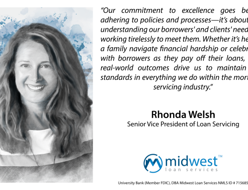 Rhonda Welsh, Senior Vice President, Reflects on 10 Years of Growth and Dedication at Midwest Loan Services